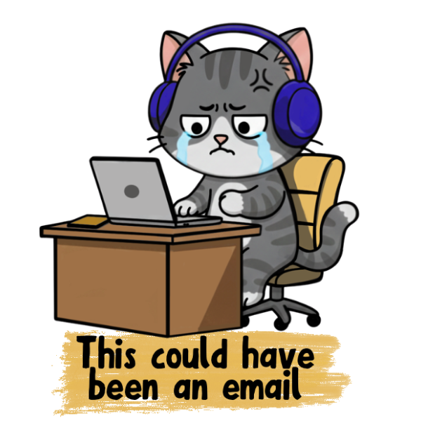 This could have  been an email