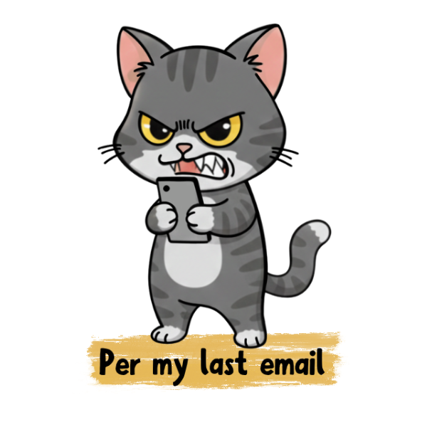 Per my last email
