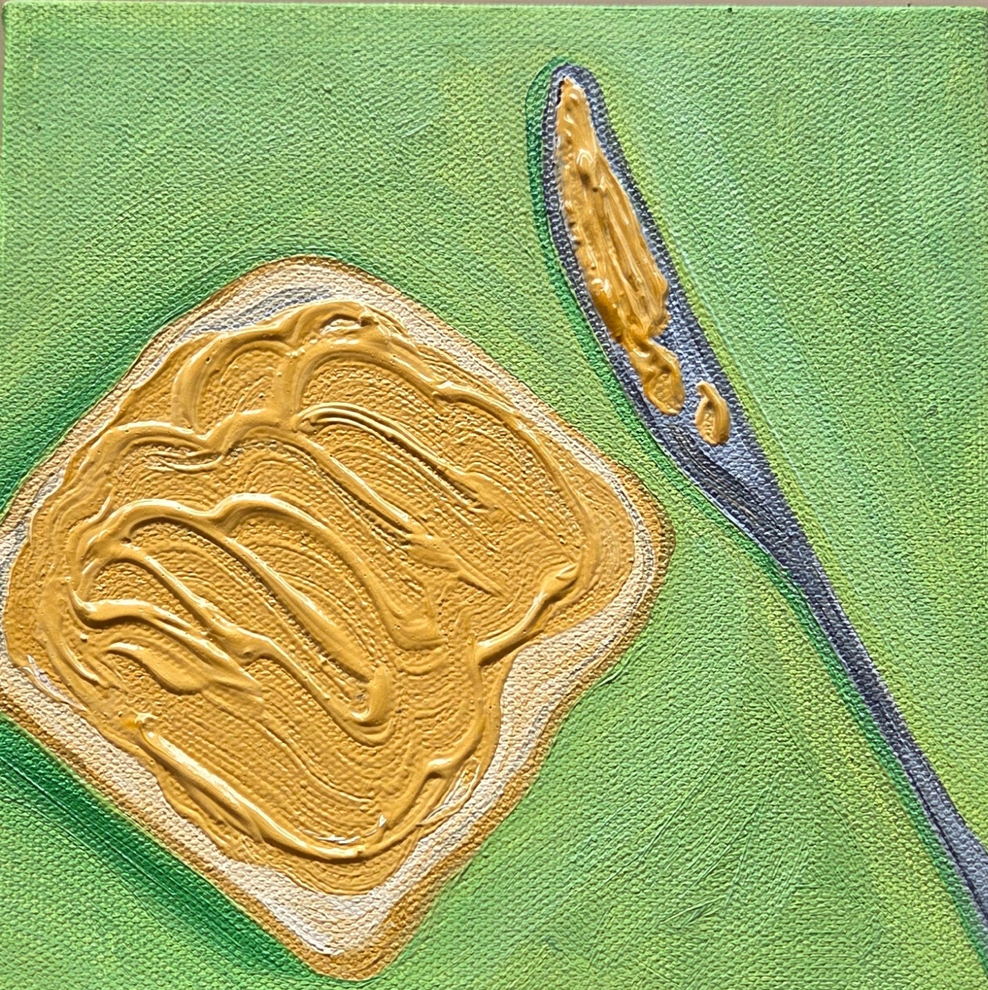 Peanut Butter Sandwich 6x6 in