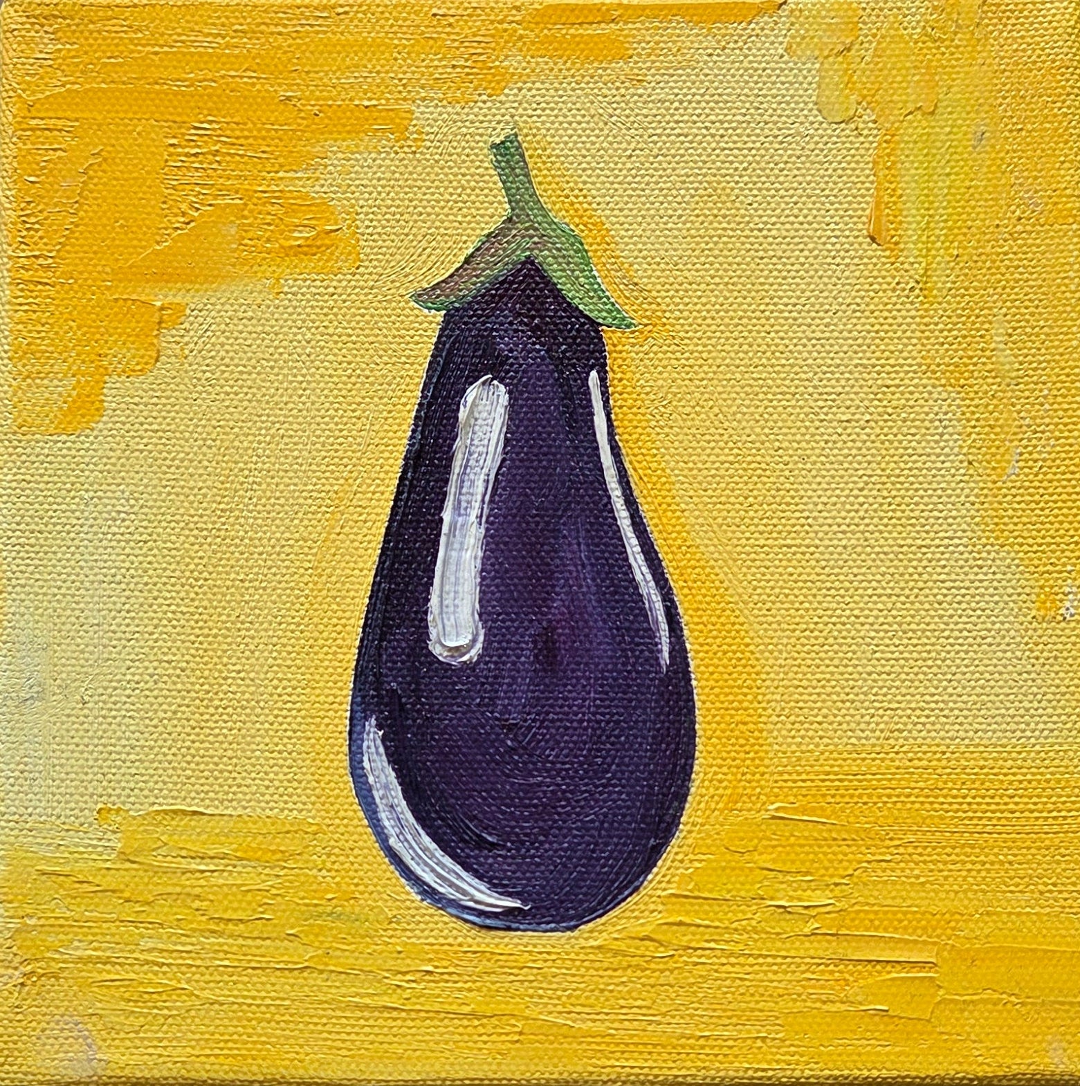 Eggplant 6x6 in