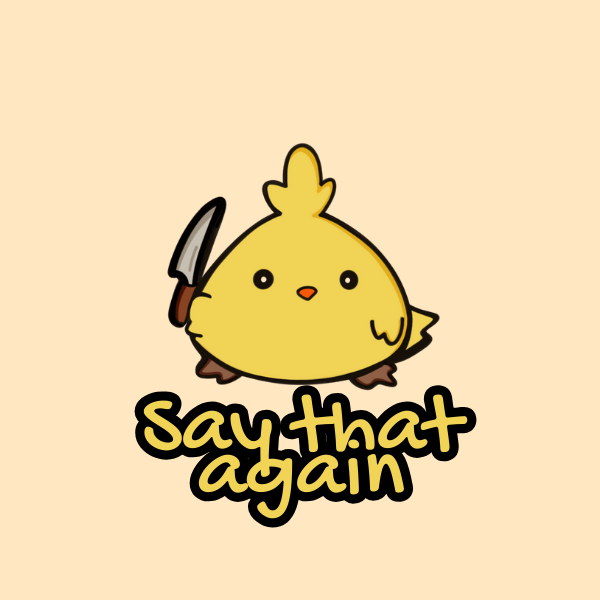 Say That Again 2x2 in Square Cut