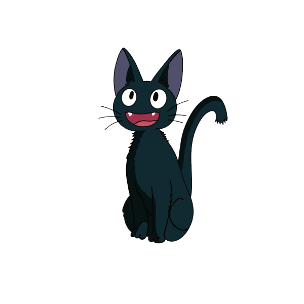 Jiji (From Ghibli) 2x2 in