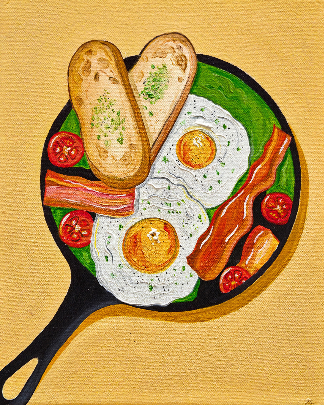 Eggs & Bacon - 8x10 in